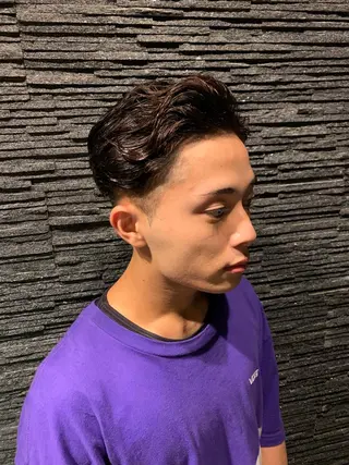 ミディアム メンズ 石川 裕大のヘアスタイル