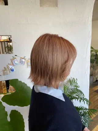 ショート カラー 🌸小掛🌸 豊橋外国人風カラーのヘアスタイル