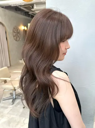 ロング カラー 韓国ヘア🦢🖤 Sayumiのヘアスタイル