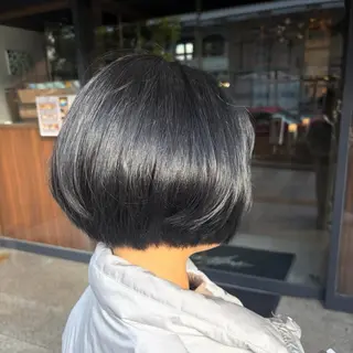 ショート 今枝莉菜 上品なツヤカラーのヘアスタイル