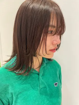 ミディアム カラー K-two谷町❄️ hinaのヘアスタイル