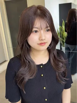 ロング カラー 韓国ヘア🇰🇷 スズキのヘアスタイル