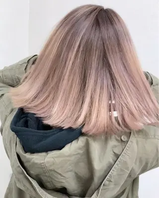 ミディアム カラー パーマ ヘアアレンジ メンズ キッズ ネイル マツエク・マツパ 酸性ストレート 髪質改善大槻勇樹のヘアスタイル