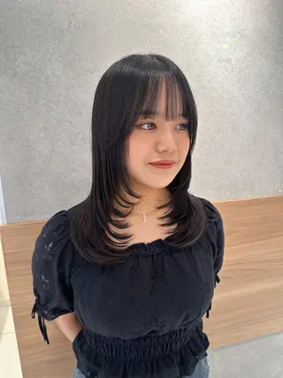 ミディアム ♡モデル募集中♡ Hananのヘアスタイル