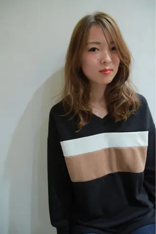 セミロング HairDesign JAMのヘアスタイル