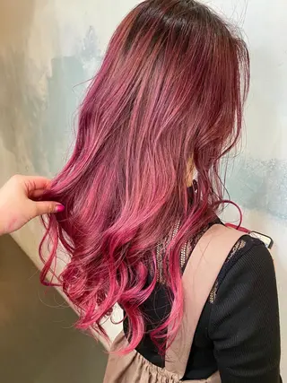 ロング カラー 🍑艶髪✖️暖色系 ✨momoka🍑のヘアスタイル