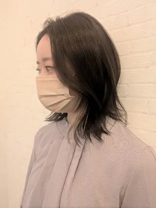 ミディアム カラー 【泉中央】CLASS 中村のヘアスタイル