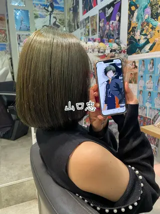 ミディアム 似合わせカット/ デザインカラー🦄のヘアスタイル