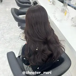 ロング カラー ふわっと抜け感🫧 ブラウンベージュ🤎のヘアスタイル