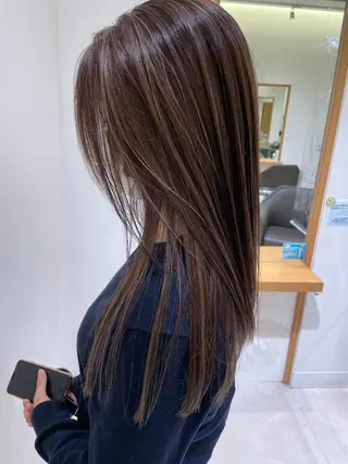 カラー 🎀リタッチカラー/ マオ🐈‍⬛のヘアスタイル