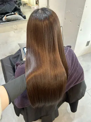 ロング カラー rina /レイヤー /ヘルシーヘアのヘアスタイル