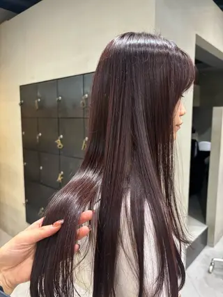 ロング ヒナノ/透明感カラー /似合わせカットのヘアスタイル