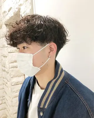 パーマ ヘアアレンジ メンズ メンズ特化✂️栗原 侑也のヘアスタイル