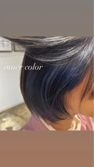 ショート カラー ヘアアレンジ みなみ/韓国ボブ/ 韓国レイヤーのヘアスタイル