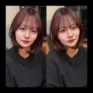 ミディアム カラー mai / linoah˚✧のヘアスタイル