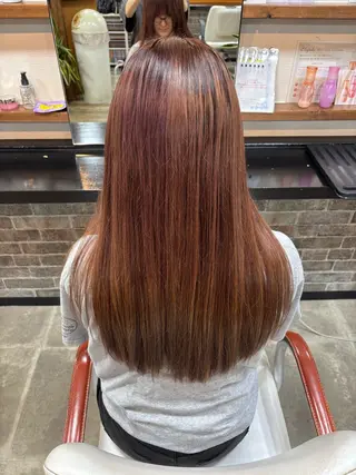 ロング カラー イツキ🌕デザインカ ラー🥨髪質改善🫧のヘアスタイル