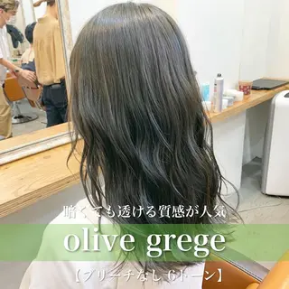 ミディアム カラー navile原宿 yumaのヘアスタイル