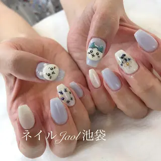 セミロング ネイルJaol 池袋のネイルデザイン
