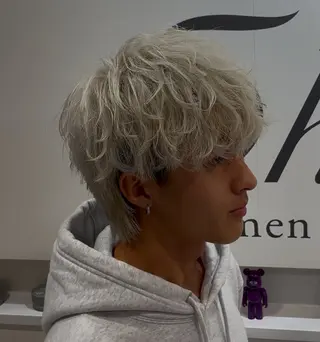 カラー メンズ特化パーマ& カラー🔥浅野士稀のヘアスタイル