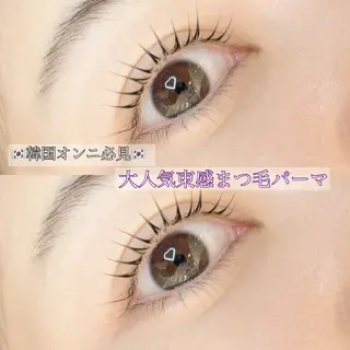 マツエク・マツパ Sakuraෆ˚* 透け感ベージュ🥨のマツエク・マツパデザイン