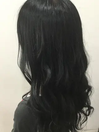ロング カラー ヘアアレンジ 脱白髪染め美容師 竹内涼乃のヘアスタイル