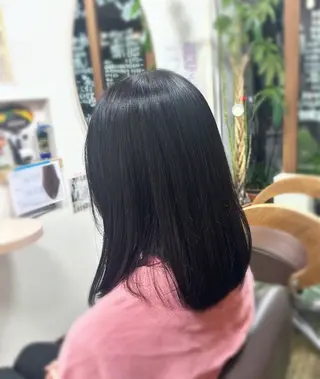 ミディアム カラー 松村 ゆうのヘアスタイル
