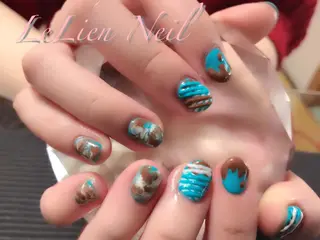 ネイル モチの良さ◉ フィルインネイル♡のネイルデザイン