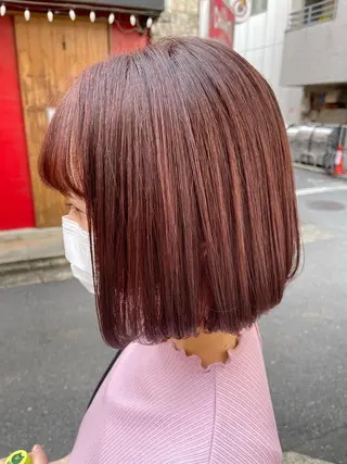 ショート ボブ/髪質改善/ 艶カラー/akariのヘアスタイル