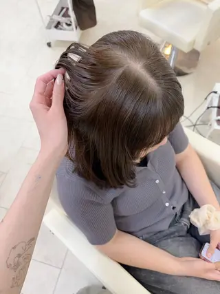 セミロング カラー 赤羽美容師 ayunaのヘアスタイル