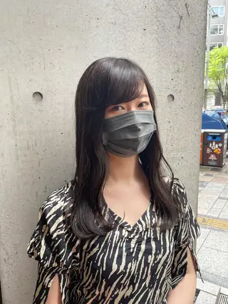 ロング カラー 髪質改善🪄 イルミナカラー岩谷のヘアスタイル