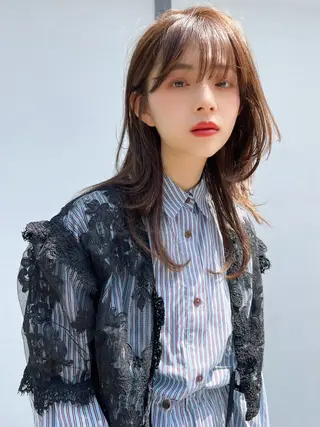 セミロング ヘアアレンジ 🫧艶髪矯正 髪質改善🫧 大介のヘアスタイル