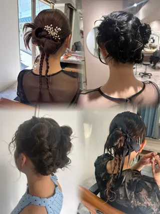 ヘアアレンジ チャコ|暖色 |ボブ•レイヤーのヘアスタイル