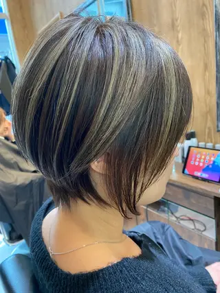 ショート Okazaki Tatsuyaのヘアスタイル