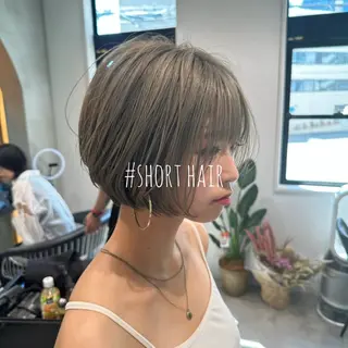 ショート 縮毛矯正/レイヤー taiga🧡のヘアスタイル