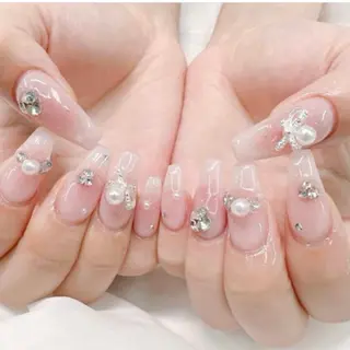 ネイル MoMoA Nail ネイル長さ出し専門店のネイルデザイン