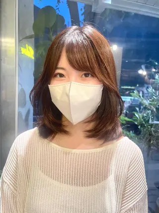ミディアム zest kalonのヘアスタイル