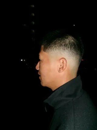 メンズ ショウ 福岡バーバーのヘアスタイル