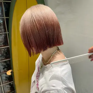 ショート カラー ♥️ブリーチ/ボブ/ レイヤー♥️maiのヘアスタイル