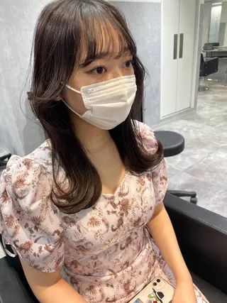 ロング 透明感カラー🇰🇷 レイヤー✨桑原　研太のヘアスタイル