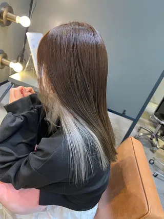 ロング カラー 髪質改善ストレート Kantaのヘアスタイル