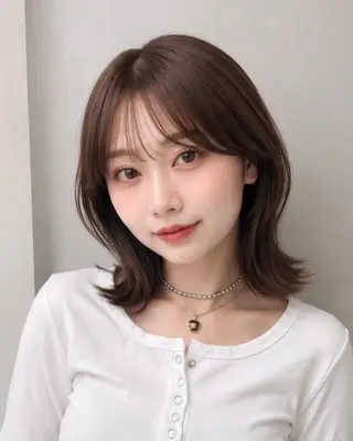 カラー 丸山 心 / 艶カラーのヘアスタイル