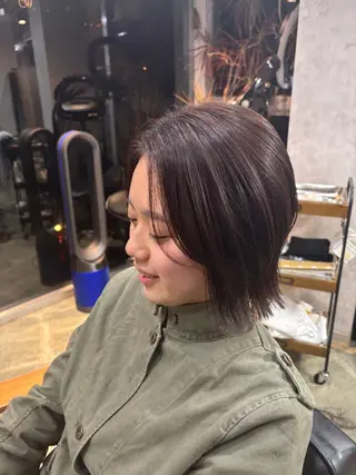 ショート ダメージレス縮毛矯正 カット//あさみ🌈のヘアスタイル
