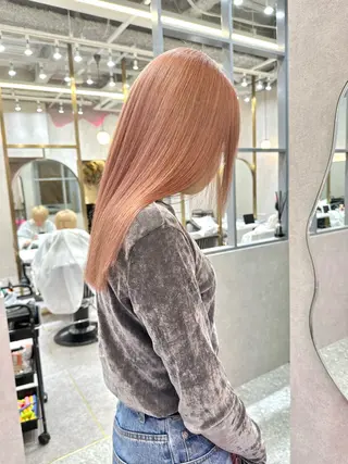 セミロング カラー ブロンド/ベージュ系 /🪽そうま🪽のヘアスタイル
