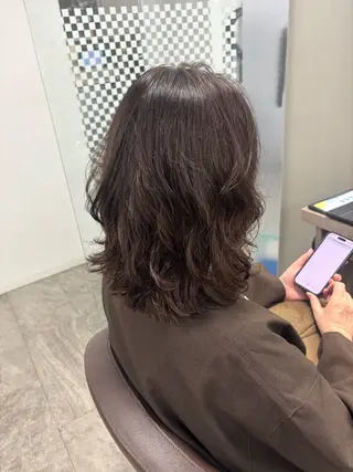ミディアム パーマ Rina/似合う × なりたい、叶えます。のヘアスタイル