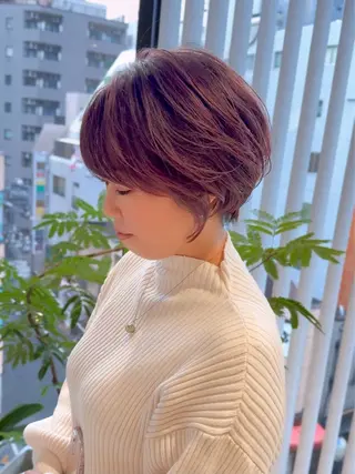 ショート SNSモニター募集！ くせ毛特化/大村のヘアスタイル