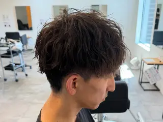 パーマ メンズ 内山 翔太のヘアスタイル