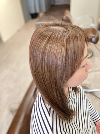 ロング カラー 小島 光人のヘアスタイル
