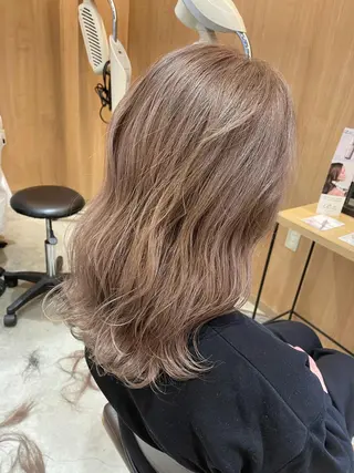 セミロング カラー 堀田 将輝のヘアスタイル