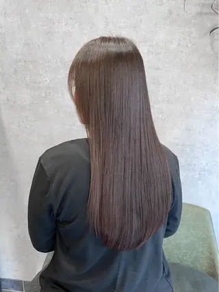 ロング カラー 富田 実桜のヘアスタイル