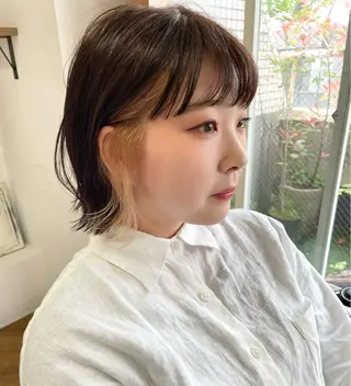 ショート カラー Hareru 豊田 修廣のヘアスタイル